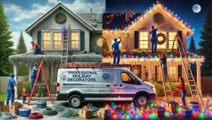 Professional vs DIY Holiday Lighting Installation