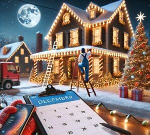 Determine The Timeline for Scheduling Your Christmas Light Install